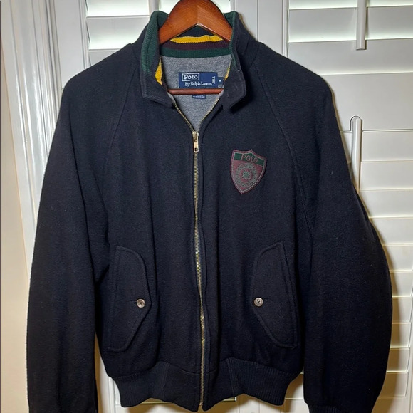 Polo Ralph Lauren Navy Wool Jacket - Picture 1 of 7